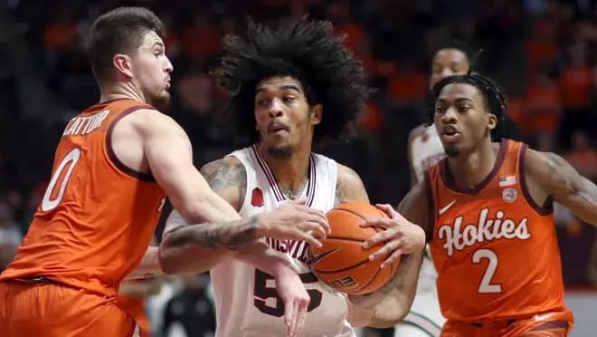 Hokies Edge Out a Win, Take Down Louisville 75-68