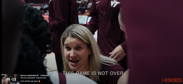 AND SO IT BEGINS FOR THE VIRGINIA TECH WOMEN’S BASKETBALL TEAM