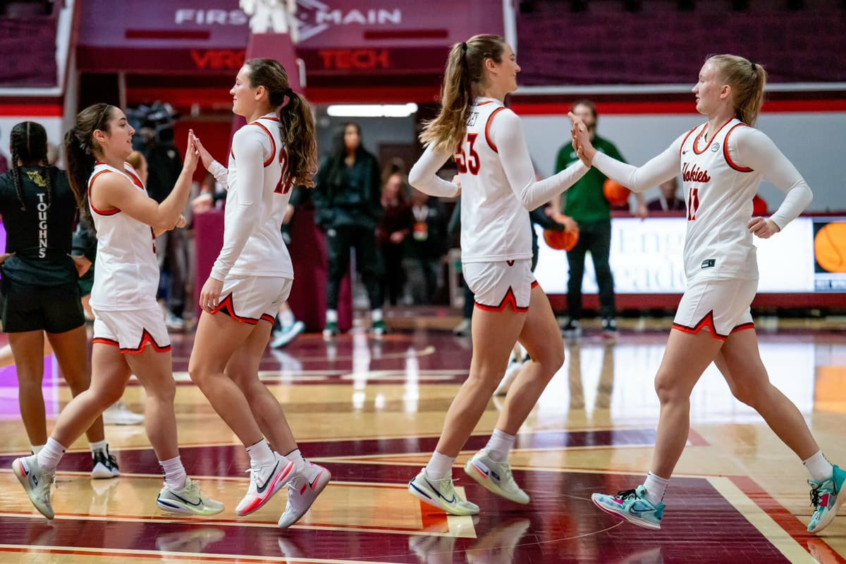 No. 15 Virginia Tech Outlasts William & Mary