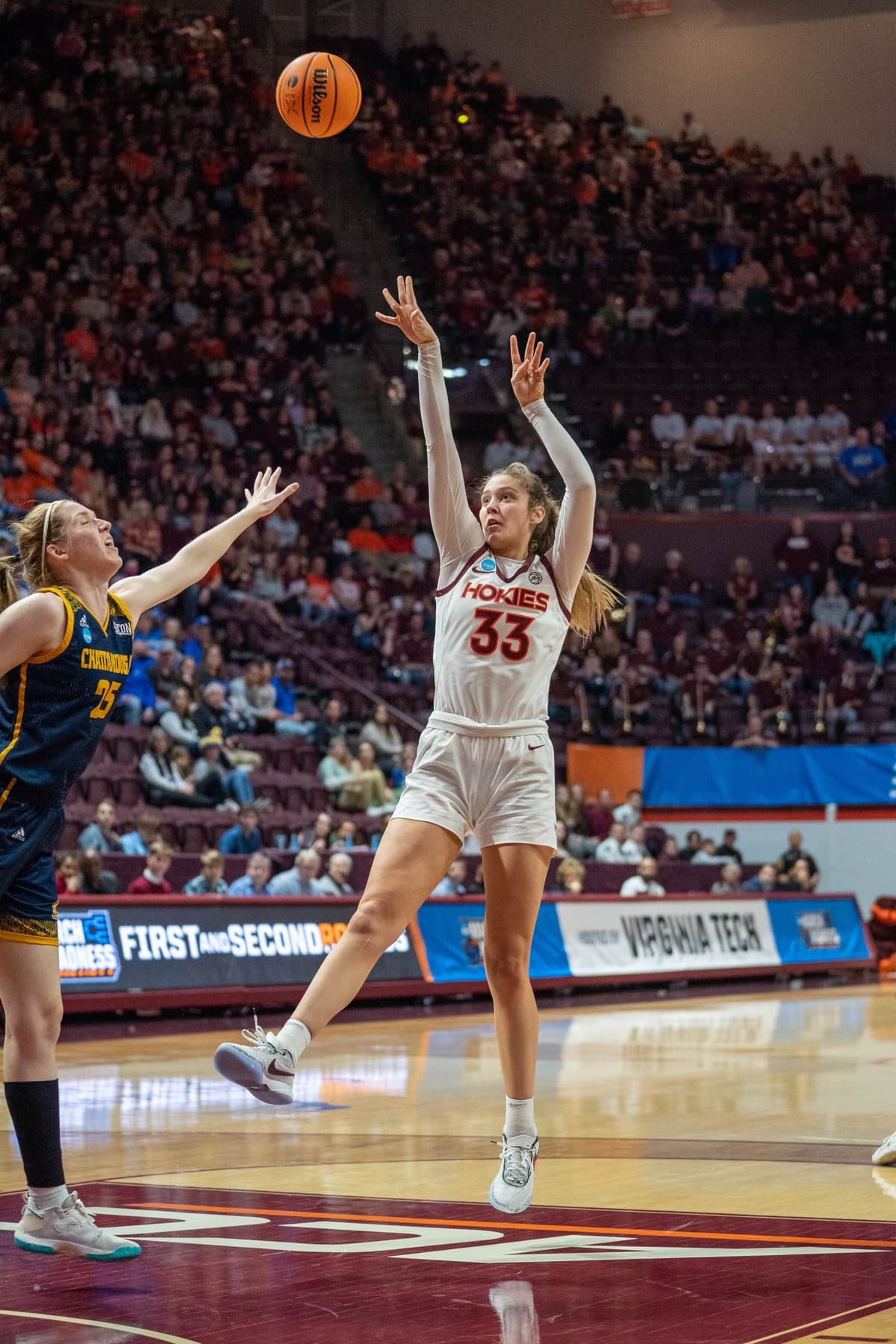 The No. 1 Seeded Hokies Take the First Round of the NCAA Tournament against No. 16 Chattanooga