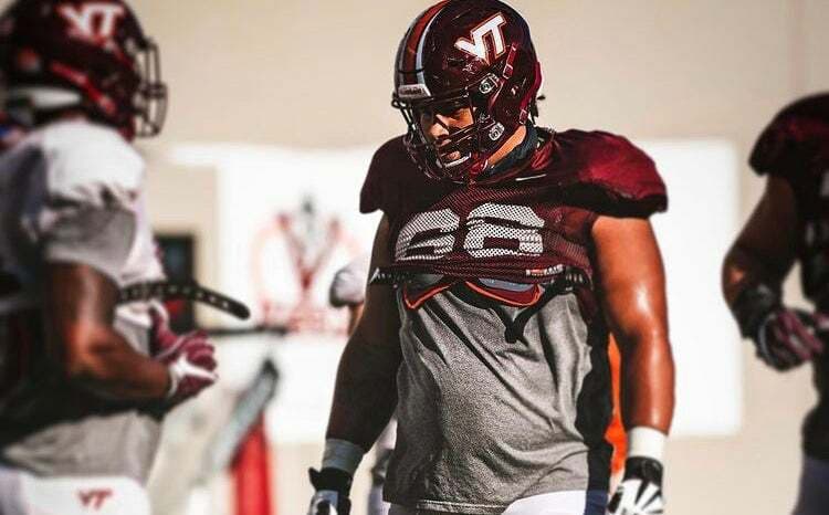 Starting a freshman at right guard in the opener? No problem for Virginia Tech's coaching staff