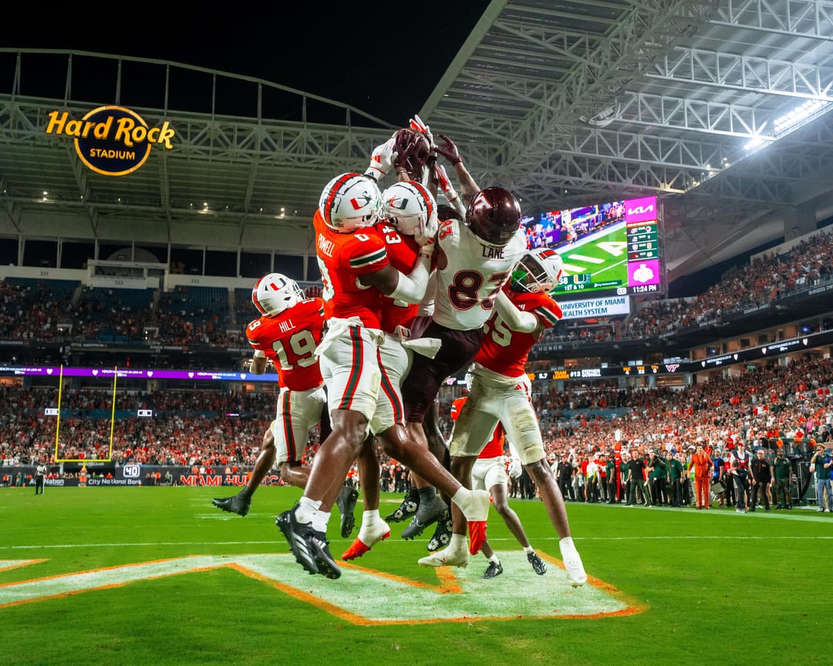 Heartache: Hokies Leave Miami After Overturned Hail Mary Spoils Upset