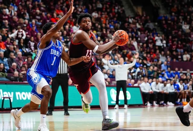 Hokies Fall to 16-7 After 72-58 Loss to Powerhouse Duke