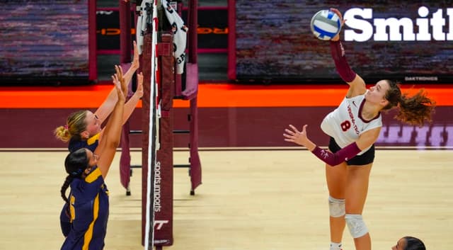 Virginia Tech Volleyball Splits Matches Against Winthrop and ODU