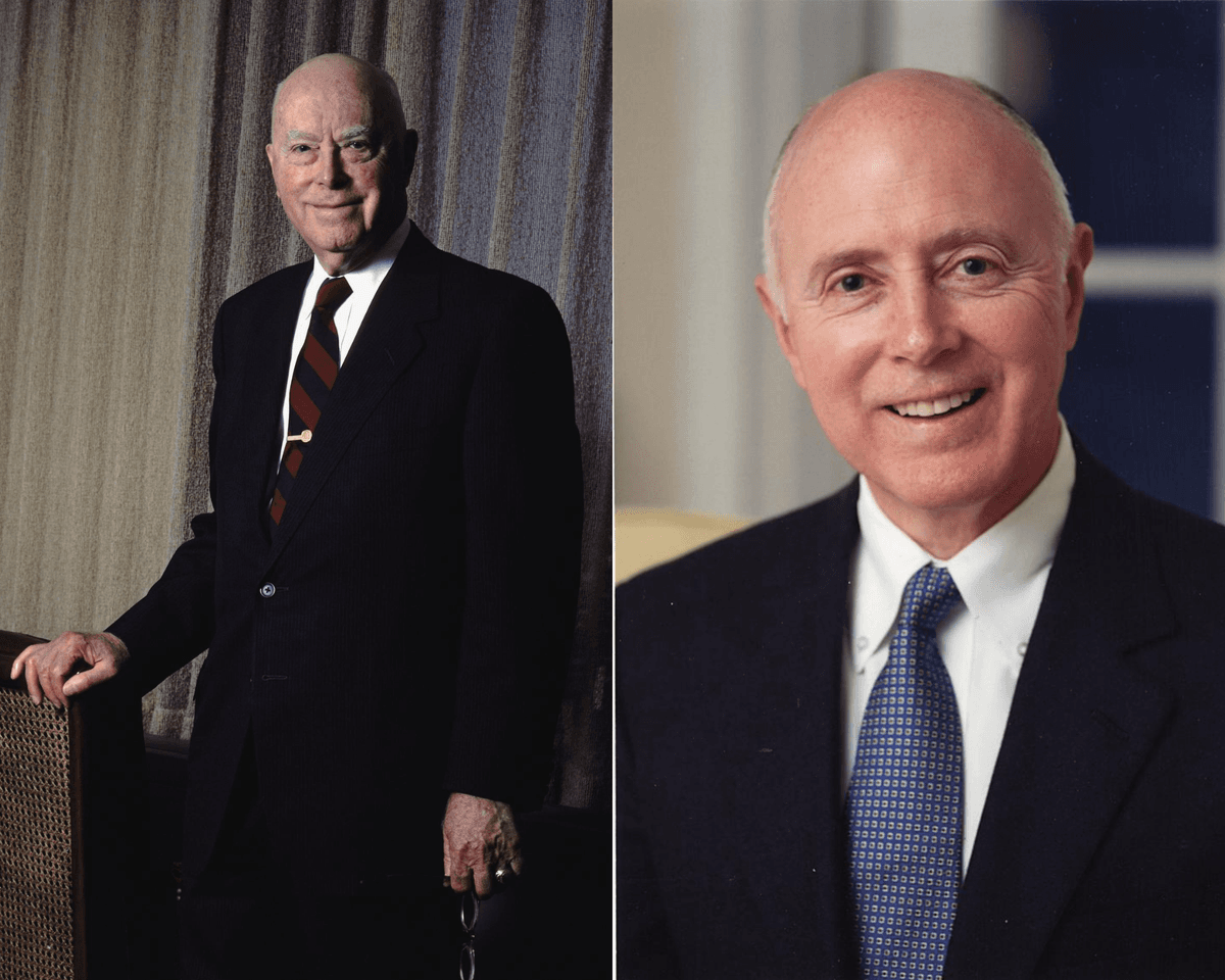 Top 50 Hokies Spotlight: Robert B. Pamplin and Robert B. Pamplin Jr.