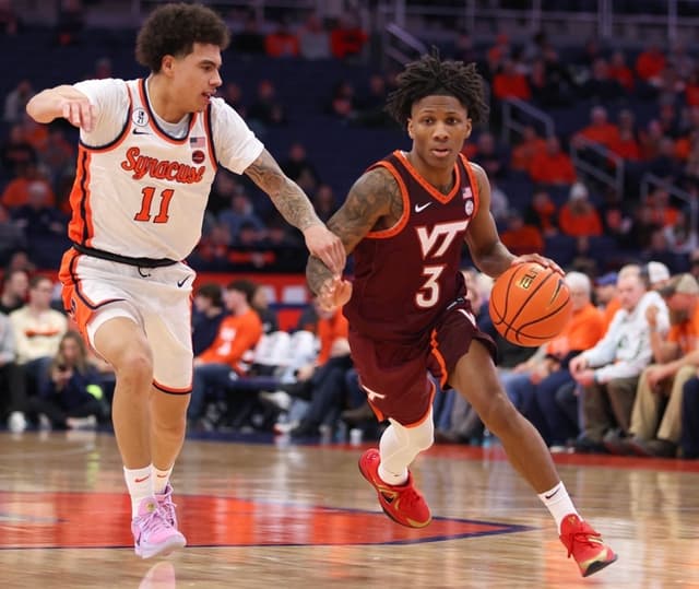 Hokies Squeeze Past Orange in 76-74 Road Win Against Syracuse