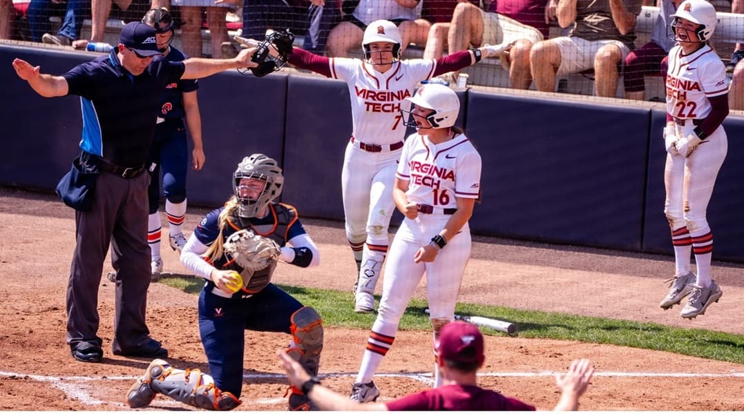 Virginia Tech Softball Finds Different Ways to Win the Virginia Series
