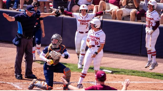 Virginia Tech Softball Finds Different Ways to Win the Virginia Series