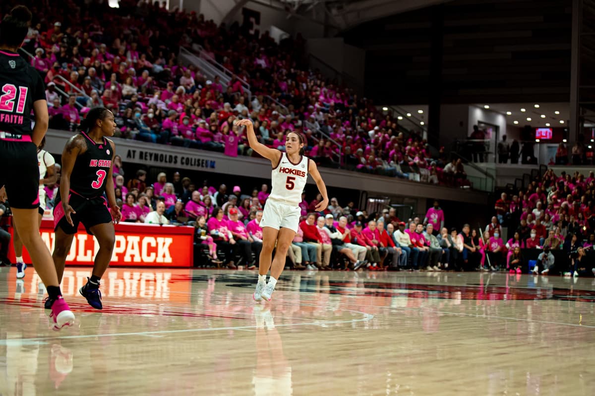Amoore and Kitley Combine for 52, Hokies Take Down the Wolfpack